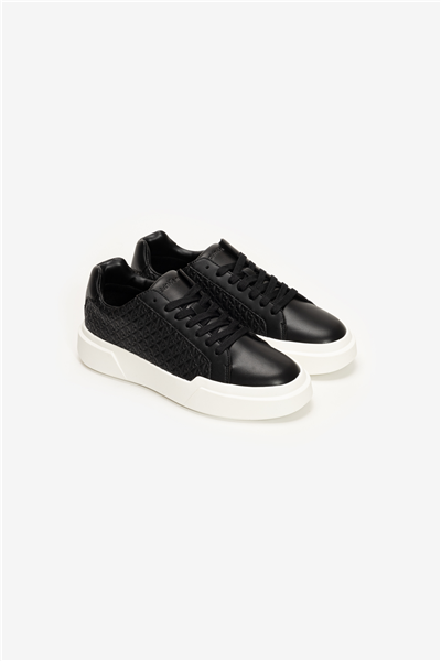 Calvin Klein Chunky Cupsole Laceup Lth Aop Kadın Sneaker