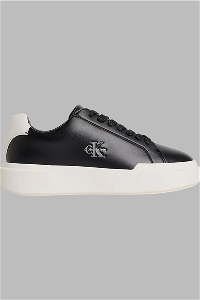 Calvin Klein Chunky Cupsole Laceup Lth Wn Kadın Sneaker Siyah