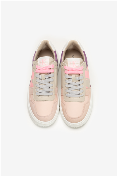 Calvin Klein Chunky Cupsole Laceup Mix Lth Wn Kadın Sneaker