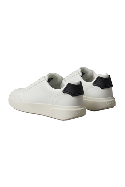 Calvin Klein Chunky Cupsole Laceup Rub Bt Lth Erkek Sneaker Beyaz