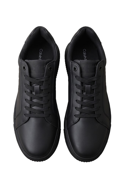 Calvin Klein Chunky Cupsole Mono Lth Erkek Sneaker Siyah