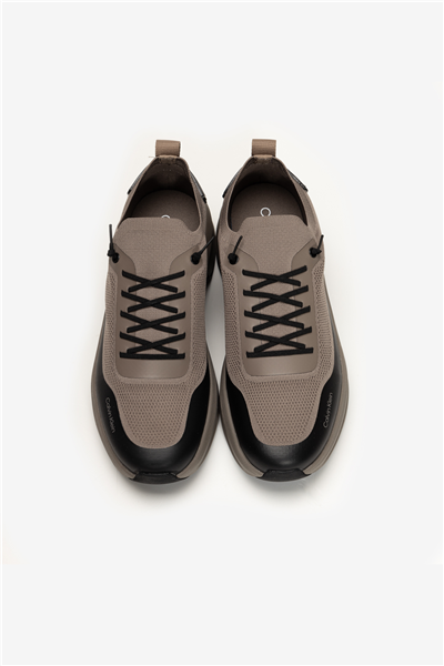 Calvin Klein Chunky Runner Lace Up Sock Knit Erkek Sneaker