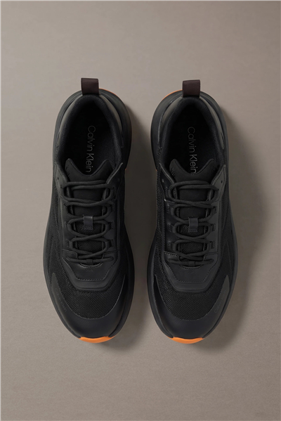 Calvin Klein Chunky Runner Laceup Hf Blst Ny Erkek Sneaker Siyah