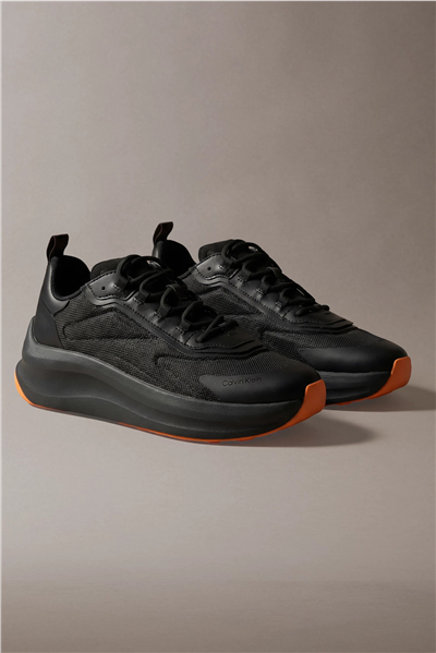 Calvin Klein Chunky Runner Laceup Hf Blst Ny Erkek Sneaker Siyah