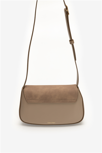 Calvin Klein CK Brushed Flap Camera Bag Kadın Mini Omuz Çantası