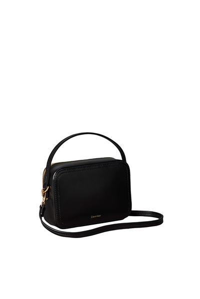 Calvin Klein Ck Hardware Camera Bag Kadın Mini Omuz Çantası Siyah