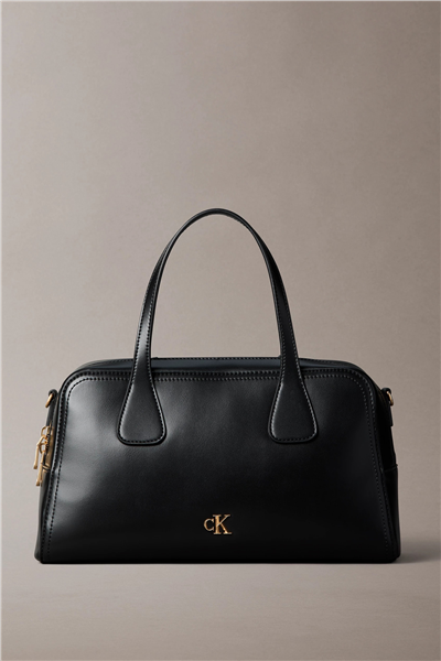 Calvin Klein Ck Medium Bowling Bag Kadın Mini Omuz Çantası Siyah