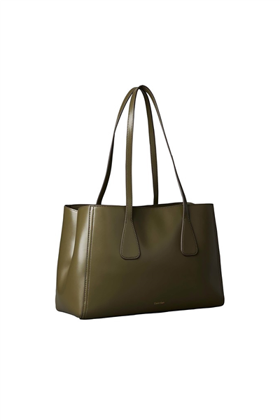 Calvin Klein Ck Medium Work Tote Kadın Mini Omuz Çantası Yeşil