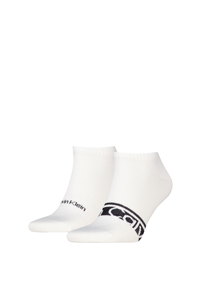 Calvin Klein Ck Men Sneaker 2P Logo Stripe Erkek 2li Çorap