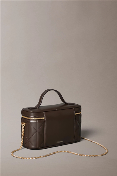 Calvin Klein Ck Metallic 6Cc Zip Cardcase Kadın Kartlık Kahverengi