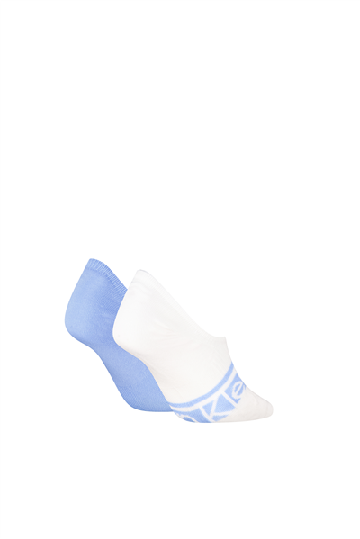 Calvin Klein Ck Women Footie HC 2P Logo Str Kadın 2li Çorap