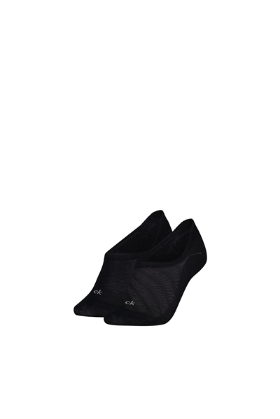 Calvin Klein Ck Women Footie HC 2P Structur Kadın 2li Çorap