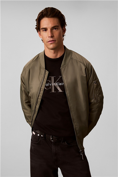 Calvin Klein Cl Ls 350Terry Mnlg Cn Swtshrt Erkek Bisiklet Yaka Sweatshirt Siyah