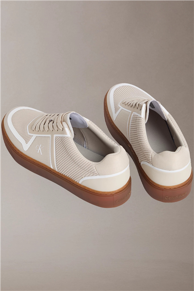 Calvin Klein Classic Cups Laceup Erkek Sneaker Gold