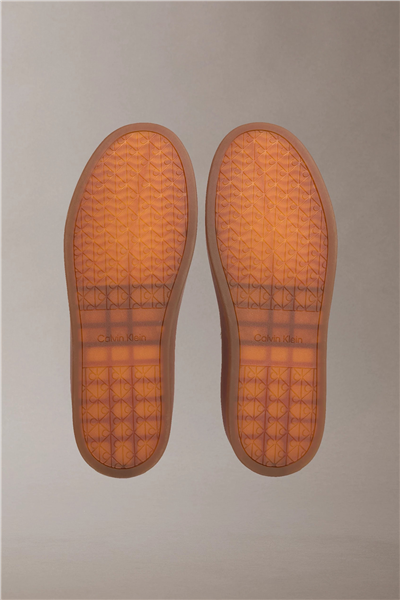 Calvin Klein Classic Cups Laceup Erkek Sneaker Gold