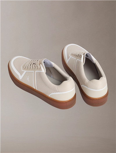 Calvin Klein Classic Cups Laceup Erkek Sneaker Gold