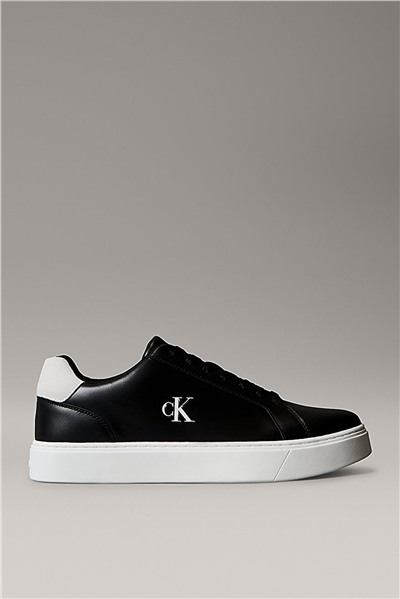 Calvin Klein Classic Cupsole Laceup Lth Erkek Sneaker Siyah