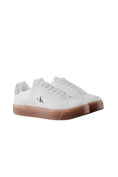 Calvin Klein Classic Cupsole Laceup Lth Erkek Sneaker Beyaz