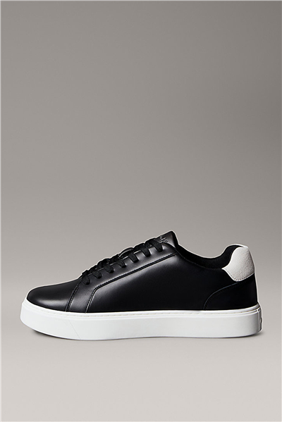 Calvin Klein Classic Cupsole Laceup Lth Erkek Sneaker Siyah