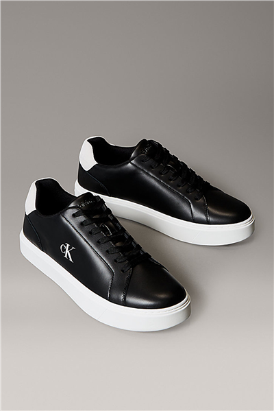 Calvin Klein Classic Cupsole Laceup Lth Erkek Sneaker Siyah