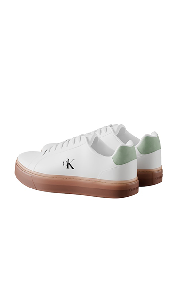 Calvin Klein Classic Cupsole Laceup Lth Erkek Sneaker Beyaz