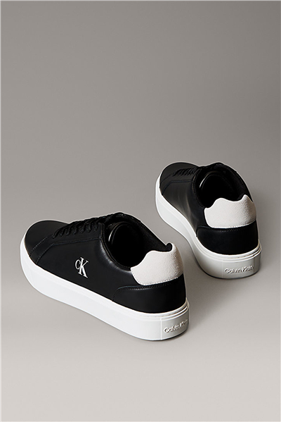 Calvin Klein Classic Cupsole Laceup Lth Erkek Sneaker Siyah
