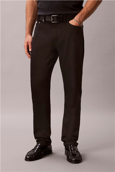 Calvin Klein Classic Taper Ck Cl Black Jean Erkek Jean Pantolon Siyah
