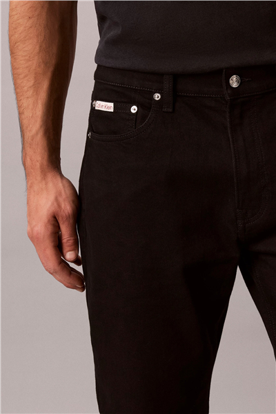 Calvin Klein Classic Taper Ck Cl Black Jean Erkek Jean Pantolon Siyah