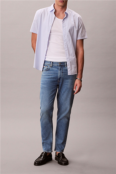 Calvin Klein Classic Taper Klein Erkek Jean Pantolon Mavi