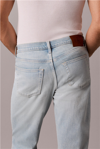 Calvin Klein Classic Taper Vintage Whisper Je Erkek Jean Pantolon