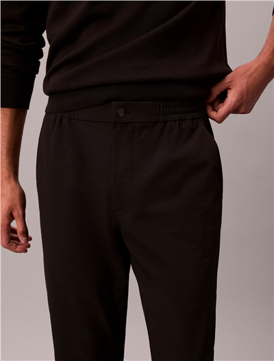 Calvin Klein Classic Tech Elastic Erkek Jogger Pantolon Siyah