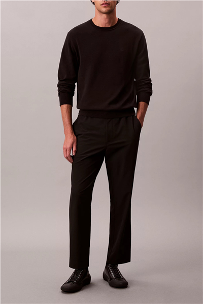 Calvin Klein Classic Tech Elastic Erkek Jogger Pantolon Siyah