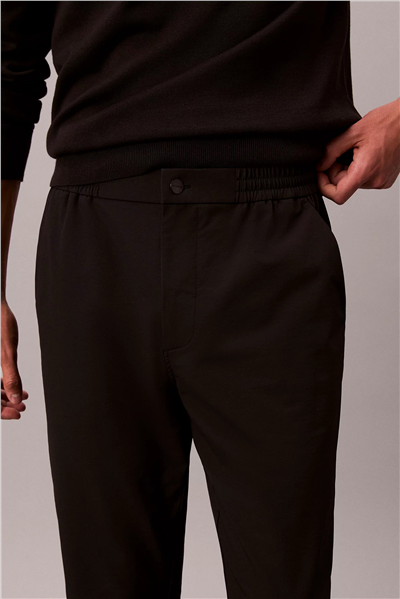 Calvin Klein Classic Tech Elastic Erkek Jogger Pantolon Siyah