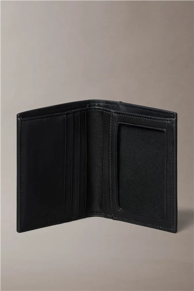 Calvin Klein Coated Ns Slim Billfold Erkek Cüzdan Siyah