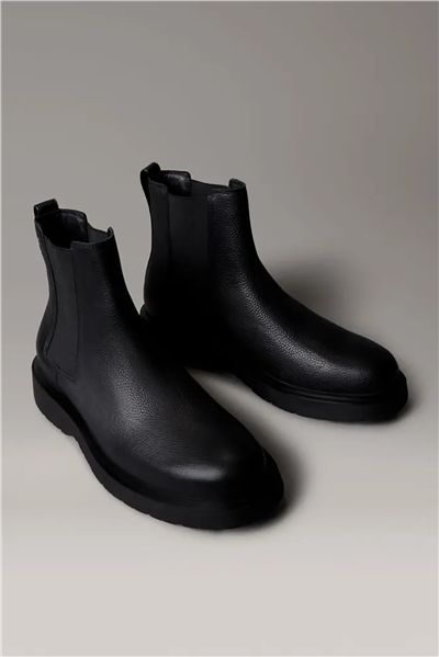 Calvin Klein Combat Ess Chelsea Boot Lth Erkek Bot Siyah