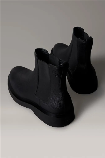 Calvin Klein Combat Ess Chelsea Boot Lth Erkek Bot Siyah