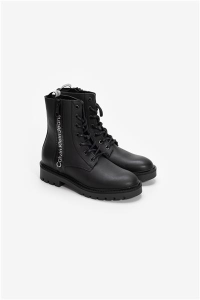 Calvin Klein Combat Mid Laceup Zip Wn Kadın Bot
