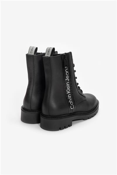 Calvin Klein Combat Mid Laceup Zip Wn Kadın Bot