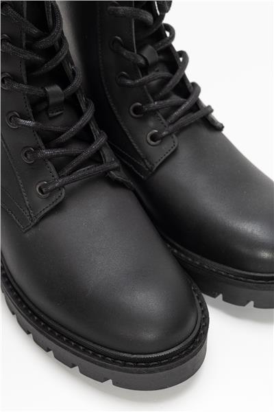 Calvin Klein Combat Mid Laceup Zip Wn Kadın Bot