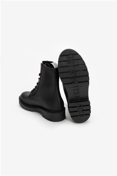 Calvin Klein Combat Mid Laceup Zip Wn Kadın Bot