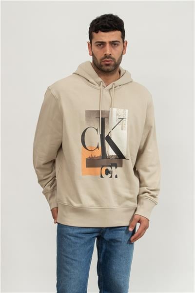 Calvin Klein Connected Erkek Kapüşonlu Sweatshirt