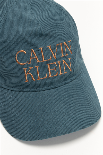 Calvin Klein Corduroy Graphic 5 Panel Cap Erkek Baseball Şapka