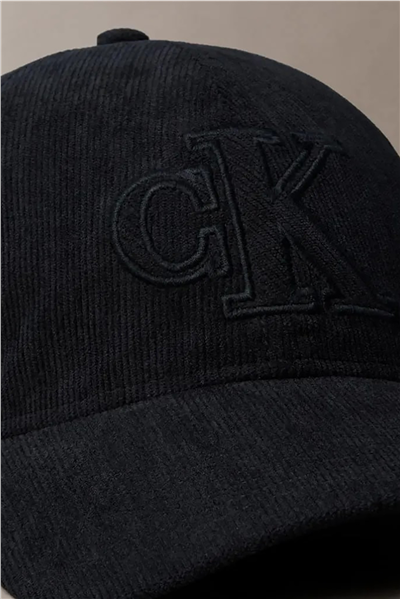 Calvin Klein Corduroy Seasonal Story Erkek Baseball Şapka Siyah