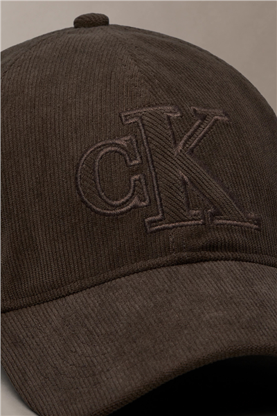 Calvin Klein Corduroy Seasonal Story Erkek Baseball Şapka Kahverengi