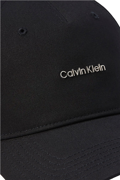 Calvin Klein Coton Twill Standard Logo Hw Cap Erkek Baseball Şapka Siyah