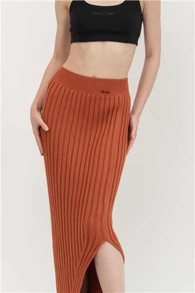 Calvin Klein Cotton Blend Kadın Etek