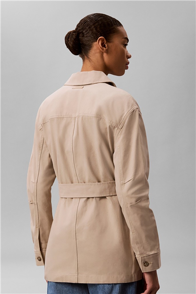 Calvin Klein Cotton Canvas Ssnl Field Jacket Kadın Mont