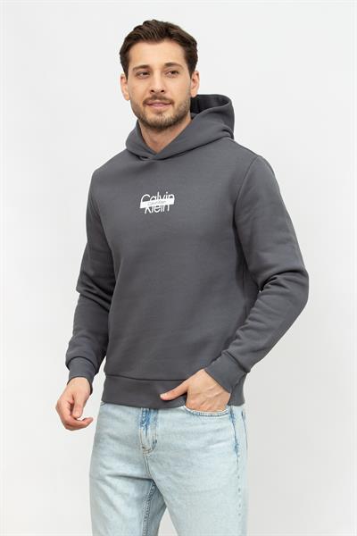 Calvin Klein Cut Through Erkek Kapüşonlu Sweatshirt