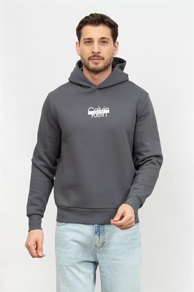 Calvin Klein Cut Through Erkek Kapüşonlu Sweatshirt