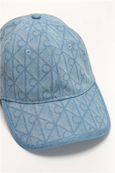 Calvin Klein Denim Emblem Burnout W Patch Cap Kadın Baseball Şapka